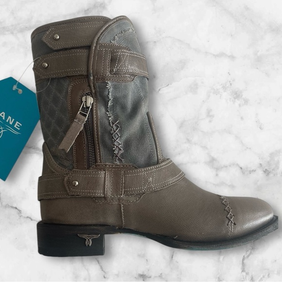 Lane Dustoff Boots Size 7.5 M Gray Blue - Picture 6 of 11